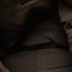 Pre Owned Yves Saint Laurent Dark Brown Leather Chyc Messenger Bag