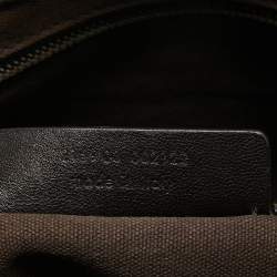 Pre Owned Yves Saint Laurent Dark Brown Leather Chyc Messenger Bag