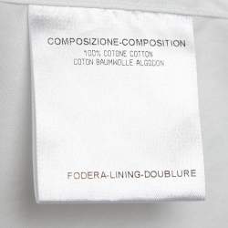 Pre Owned Yves Saint Laurent Vintage White Cotton Front Button Shirt L