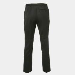 Yves Saint Laurent Vintage Black Wool Formal Trousers XS