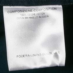 Pre Owned Yves Saint Laurent Blue Cotton Long Sleeve Shirt L