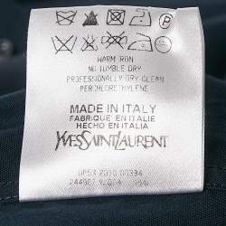 Pre Owned Yves Saint Laurent Blue Cotton Long Sleeve Shirt L