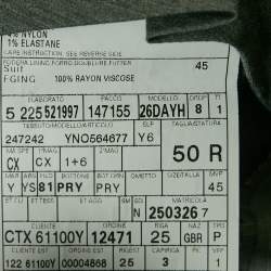 Pre Owned Yves Saint Laurent Light Blue Regular Fit Trousers L