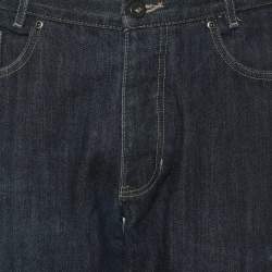 Pre Owned Yves Saint Laurent Paris Indigo Denim Vintage Logo Old Money Swag Jeans M