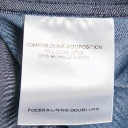 Pre Owned Yves Saint Laurent Vintage Blue Denim Button Front Shirt M