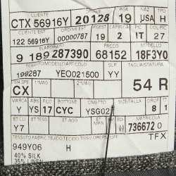 Pre Owned Yves Saint Laurent Grey Linen Blend Regular Fit Blazer L