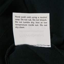 Pre Owned Saint Laurent Paris  Black Printed Jersey T-Shirt S