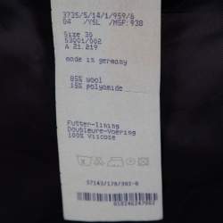 Yves Saint Laurent Vintage Brown Wool Double Breasted Jacket 3XL
