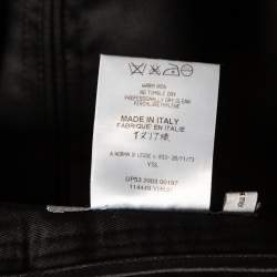 Yves Saint Laurent Black Cotton Tailored Pants M