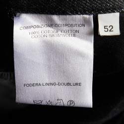 Yves Saint Laurent Vintage Black Denim Flared Jeans XL
