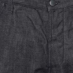Yves Saint Laurent Vintage Black Denim Flared Jeans XL