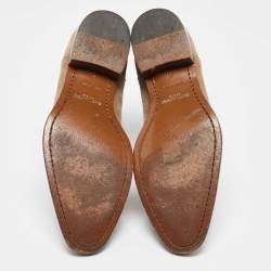 Yves Saint Laurent Brown Suede Ankle Length Boots 41