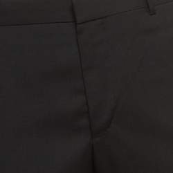 Z Zegna Black Wool Slim Fit Trousers XL