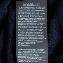 Z Zegna Navy Blue Wool Knit Sweater XXL