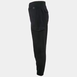 Z Zegna Techmerino Navy Blue Wool Knit Utility Joggers XL