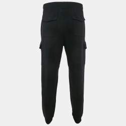 Z Zegna Techmerino Navy Blue Wool Knit Utility Joggers XL