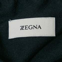 Z Zegna Navy Blue Cotton and Modal Knit Sweatpants XL