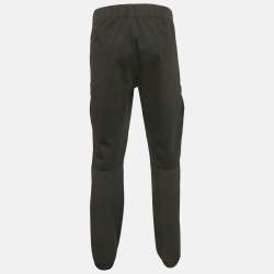 Z Zegna Techmerino Black Wool Trackpants XL