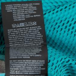 Pre Owned Z Zegna Blue Synthetic Windbreaker Vest Jacket L