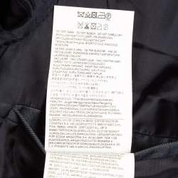 Z Zegna Blue Wool Blend Single Breasted Blazer L