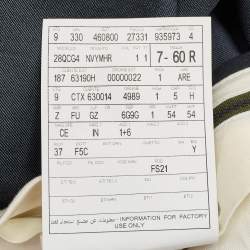 Z Zegna Grey Wool Tailored Suit Set 4XL