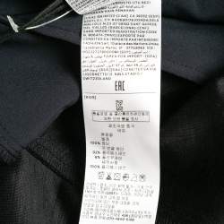 Z Zegna Navy Blue Techmerino Wool Paneled Pants XXL