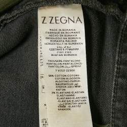 Z Zegna Grey Denim Slim Fit Jeans XL Waist 37"