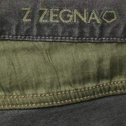 Z Zegna Grey Denim Slim Fit Jeans XL Waist 37"