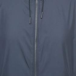 Z Zegna Blue Synthetic and Cashmere Reversible Vest Jacket XXL