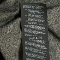 Z Zegna Blue Synthetic and Cashmere Reversible Vest Jacket XXL