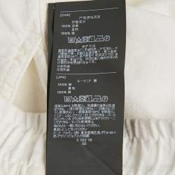 Pre Owned Z Zegna White Linen Short S