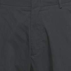 Pre Owned Z Zegna Navy Blue Cotton Blend Straight Fit Trousers 4XL
