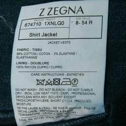 مملوكة مسبقًا Z Zegna Blue Denim Regular Fit Shirt Jacket XXL