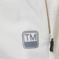 مملوكة مسبقًا سترة بسحاب زد زينيا تكنولوجية مارينو صوف عاجي مقاس متوسط