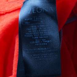 Z Zegna Blood Orange Wool Long Sleeve Sweater XL