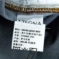 Z Zegna Blue Denim Regular Fit Jeans M