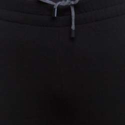 Z Zegna Techmerino Black Wool Drawstring Detail Track Pants M
