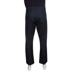 Z Zegna Indigo Dark Wash Denim Regular Fit Jeans L