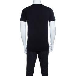 Pre Owned Z Zegna Techmerino Navy Blue Wool Crew Neck T-Shirt M