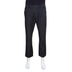 Z Zegna Black Denim Straight Fit Jeans XL
