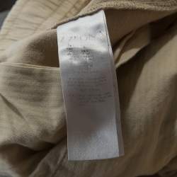 Z Zegna Beige Linen Relaxed Fit Trousers M