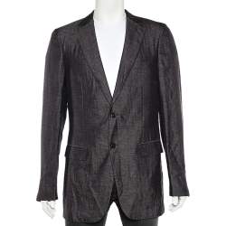  Ermenegildo Zegna Purple Wool Blazer L