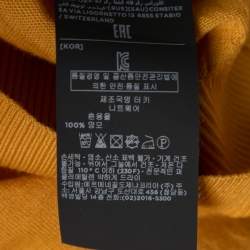 Z Zegna Yellow Wool Tennis Racket Embroidered T-Shirt L