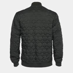 Z Zegna Bicolor Quilted Water Repellent Reversible Bomber Jacket XL