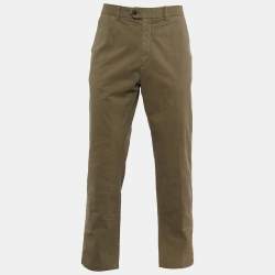 Z Zegna Beige Cotton Regular Fit Trouser XL 