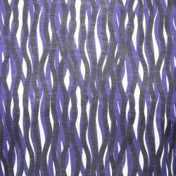 Pre Owned Z Zegna Purple Printed Cotton Short Sleeve Round Neck T-Shirt M