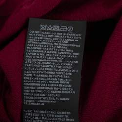 Z Zegna Purple Train Print Wool Crewneck Sweater M