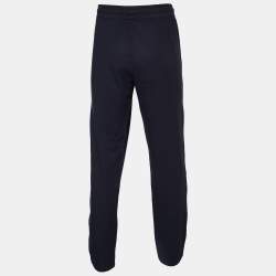 Pre Owned Z Zegna Navy Blue Modal & Cotton Knit Track Pants XL