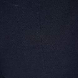 Pre Owned Z Zegna Navy Blue Modal & Cotton Knit Track Pants XL