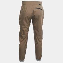 Z Zegna Khaki Brown Gabardine Cargo Pants XS